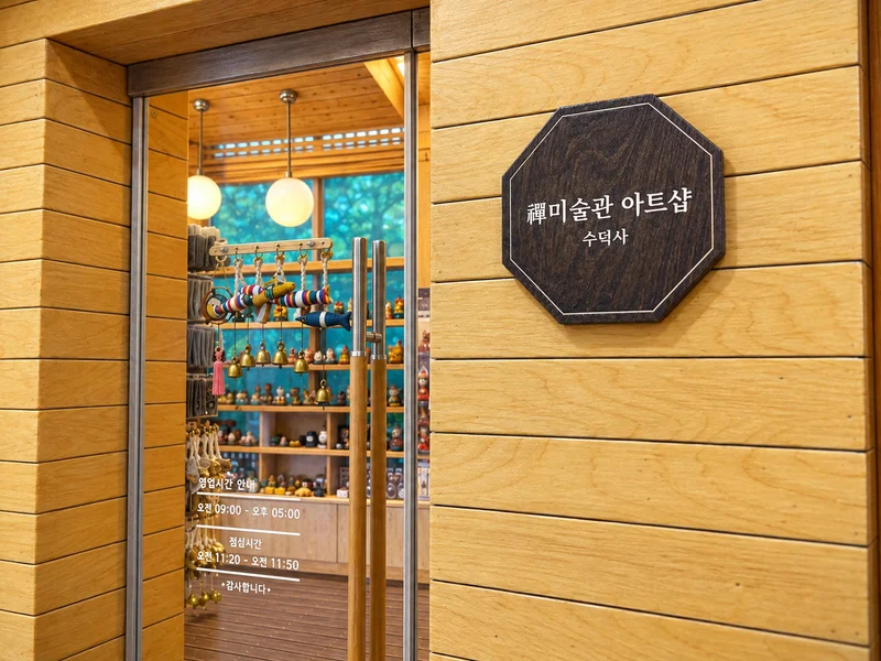 수덕사 선미술관 사진