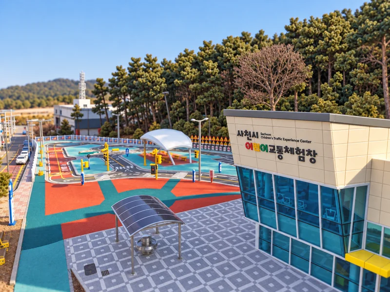 사천시어린이교통체험장 사진