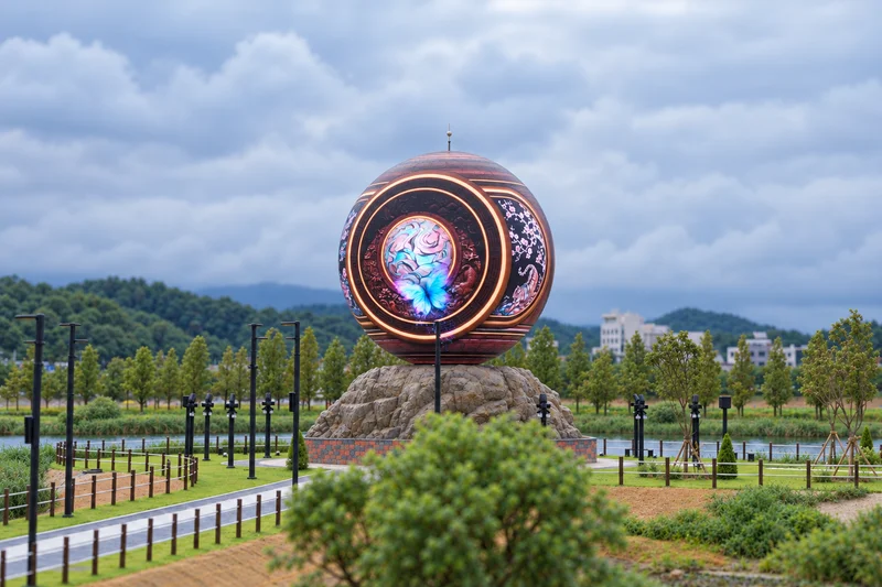 경포달빛아트쇼 나의달 사진