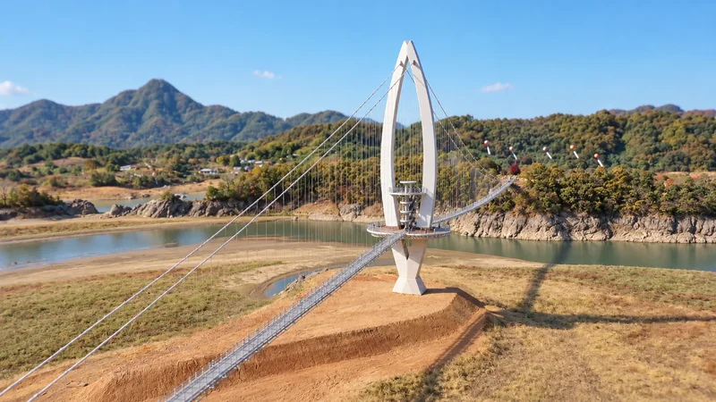 옥정호 출렁다리 사진