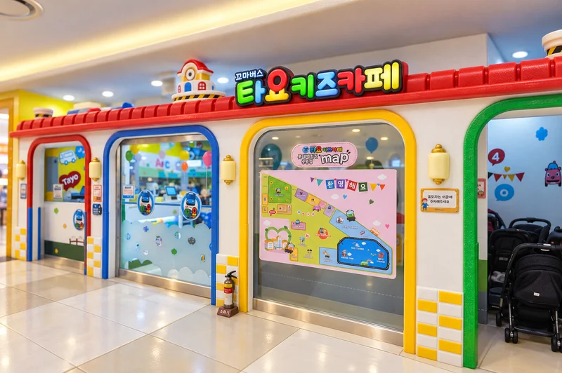 타요키즈카페 롯데백화점 중동점 사진