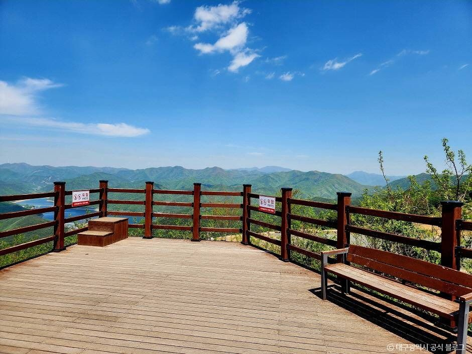 화산산성 전망대 사진