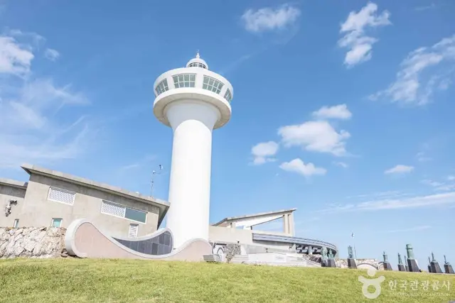 마라도 등대 사진