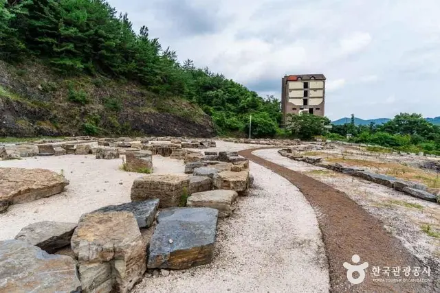 화순 서유리 공룡발자국 화석산지 사진