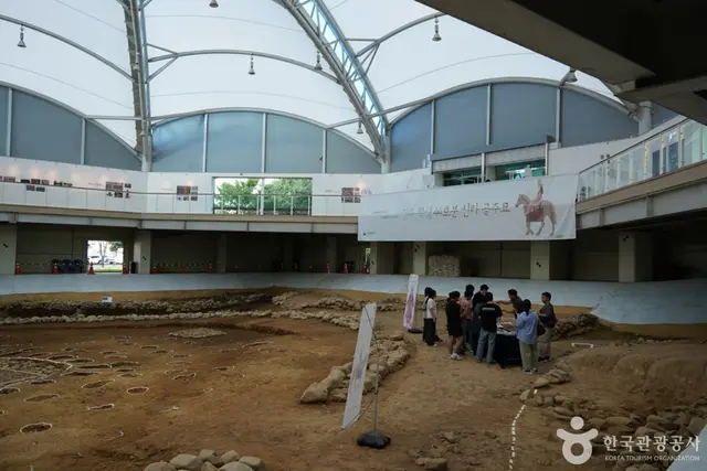 경주 쪽샘유적발굴관 사진