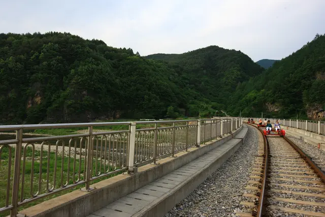 정선레일바이크 사진