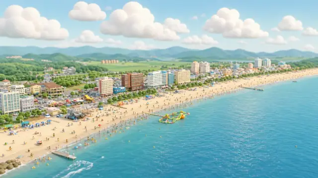 기지포해수욕장 사진