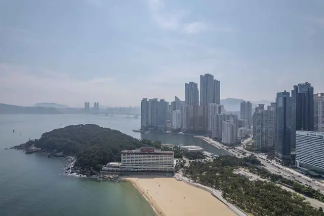 해운대해수욕장 사진