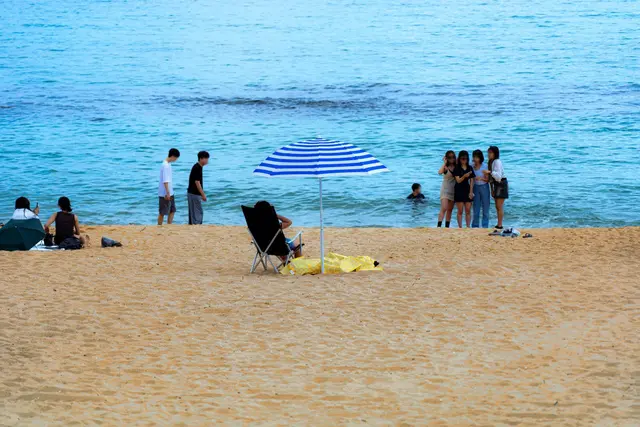 강문해변 사진