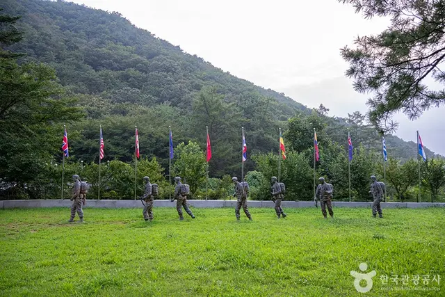 영국군 설마리전투추모공원 사진