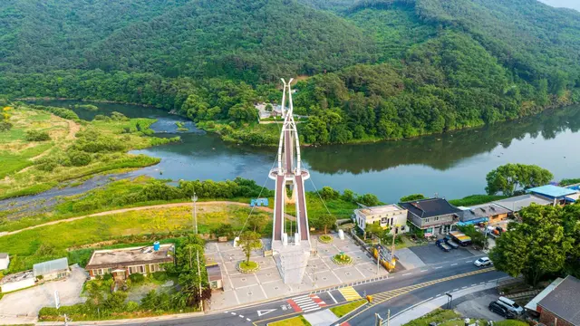 대황강출렁다리 사진