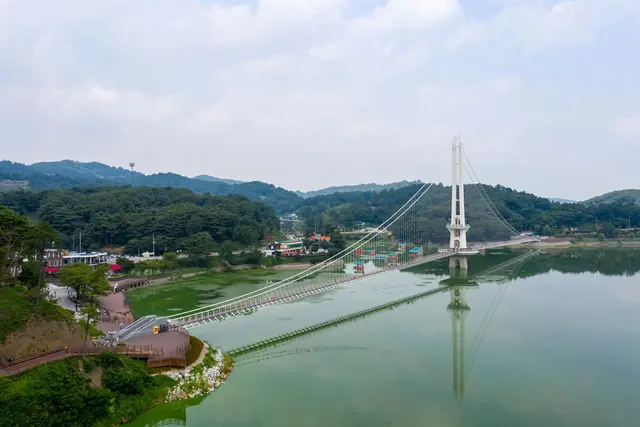 예당호 출렁다리 사진