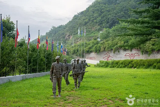 영국군 설마리전투추모공원 사진