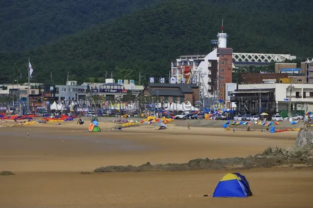 만리포해수욕장 사진