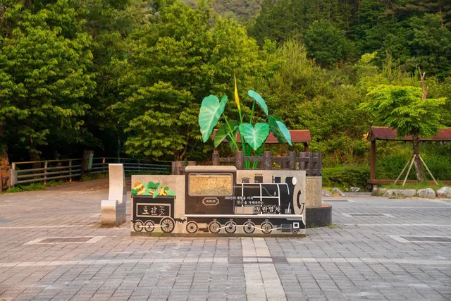 대황강출렁다리 사진