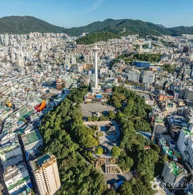 부산타워 사진