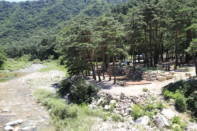 오색솔밭야영장 사진