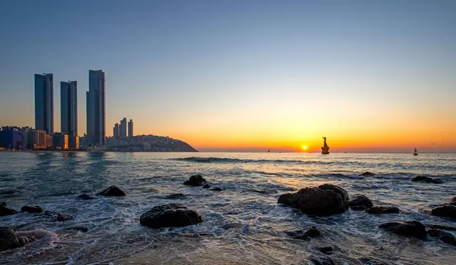 해운대해수욕장 사진