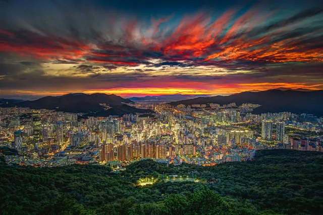 황령산 전망대 사진