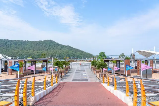 녹동항 바다정원 사진
