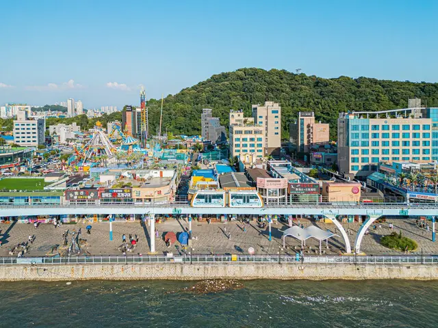 월미바다열차 사진
