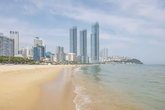 해운대해수욕장 사진