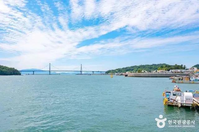 녹동항 바다정원 사진