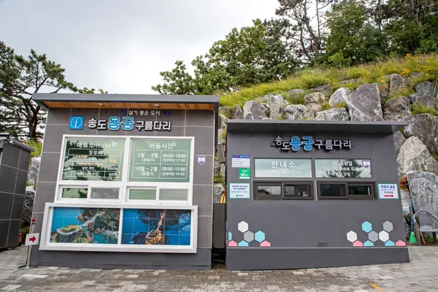 송도용궁구름다리 사진