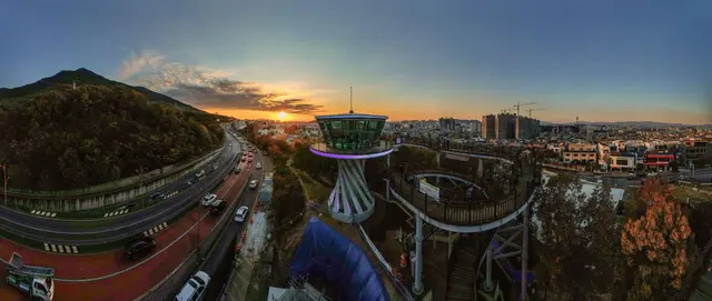 앞산 해넘이전망대 사진