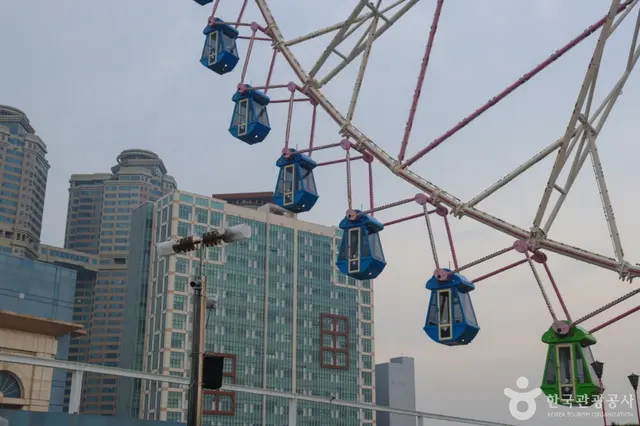 울산 롯데 그랜드 휠 사진