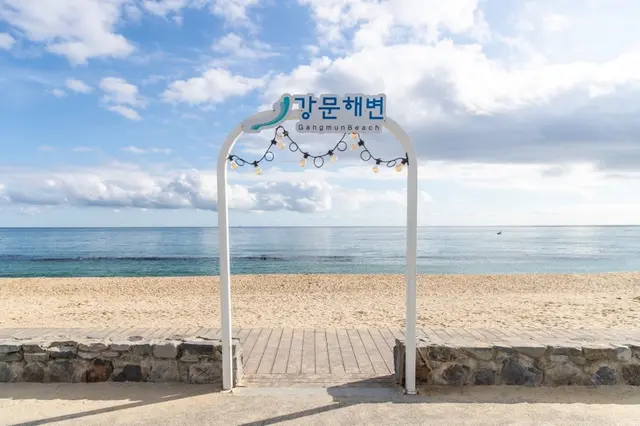 강문해변 사진