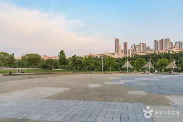 반포한강공원 달빛광장 사진