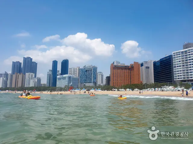 해운대해수욕장 사진
