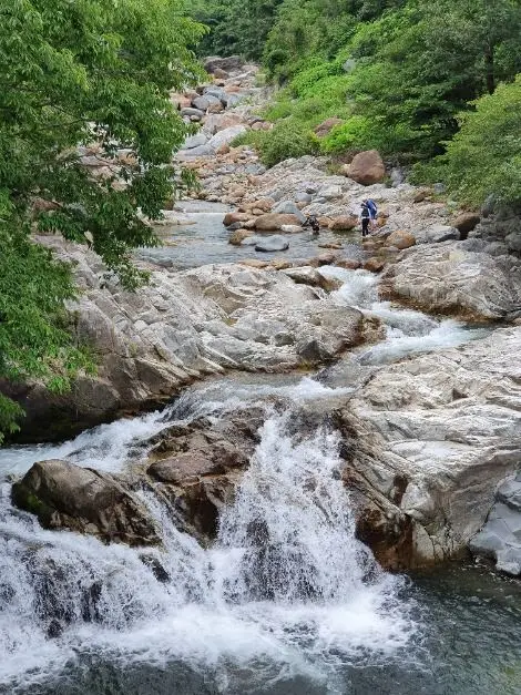 중산리계곡 사진
