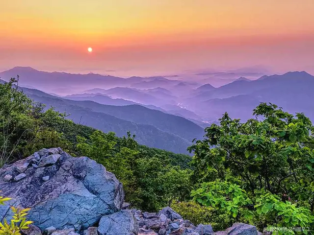 오도산전망대 사진