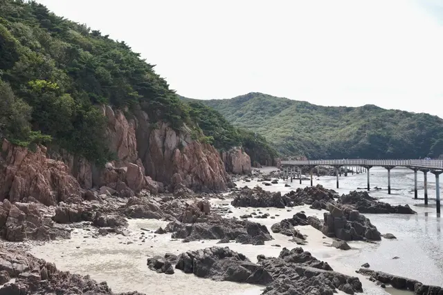 하나개해수욕장 사진