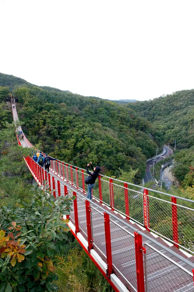 감악산 출렁다리 사진
