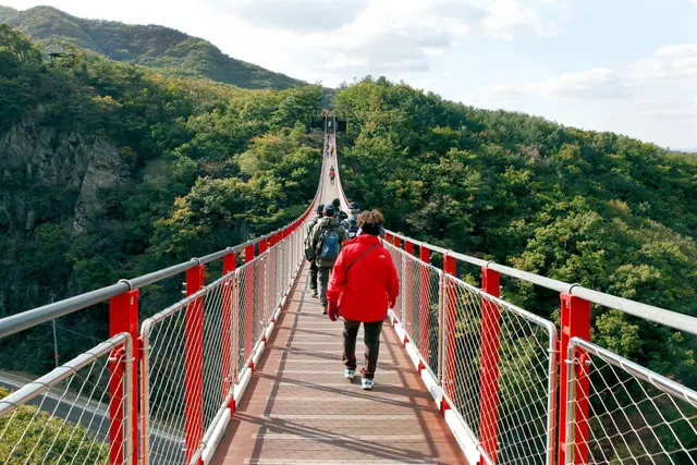 감악산 출렁다리 사진