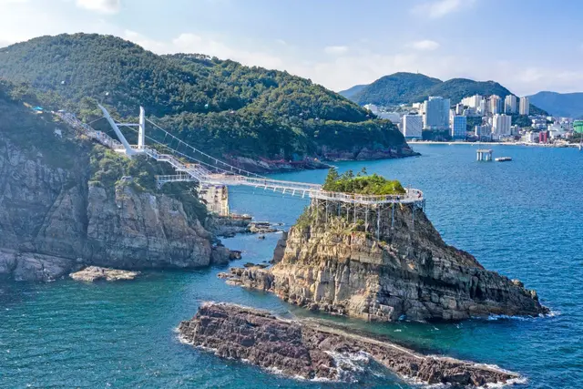 송도용궁구름다리 사진