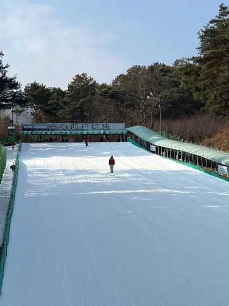 수승대 썰매장 사진