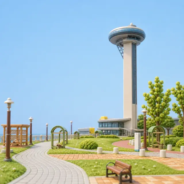 안산 시화호조력발전소 달전망대 사진