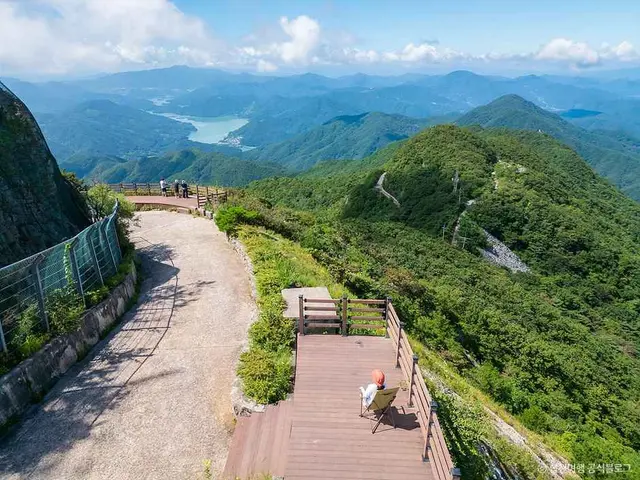 오도산전망대 사진