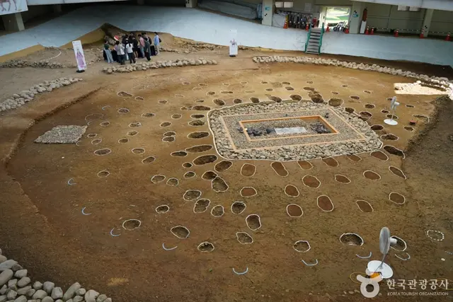 경주 쪽샘유적발굴관 사진