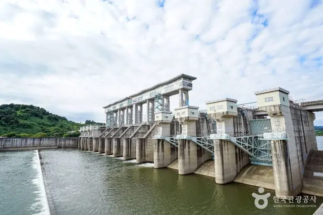 군남홍수조절지 두루미테마파크 사진