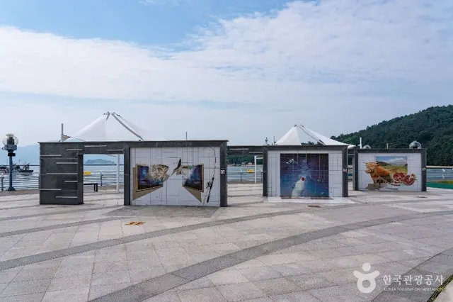 녹동항 바다정원 사진