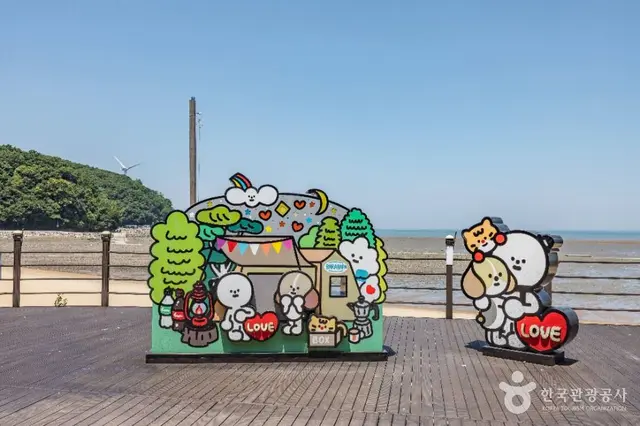 장경리해수욕장 사진