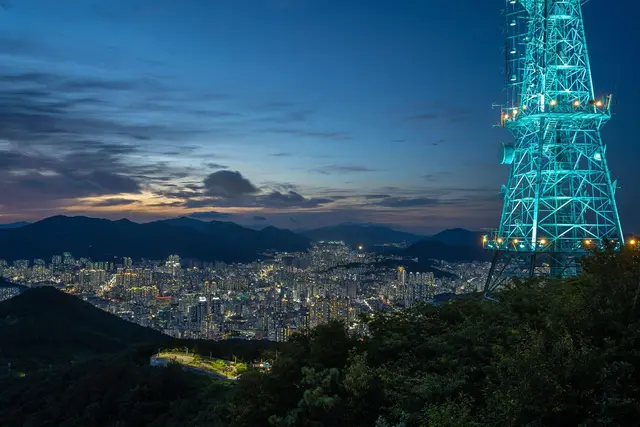 황령산 전망대 사진
