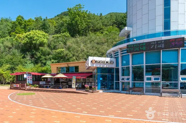 보현산댐 전망대 사진