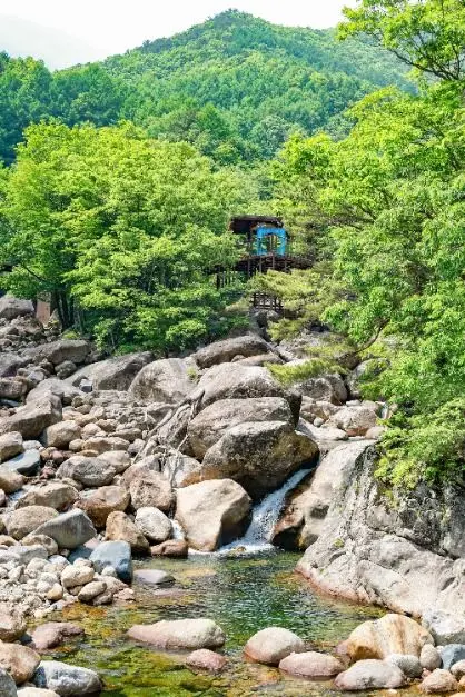중산리계곡 사진