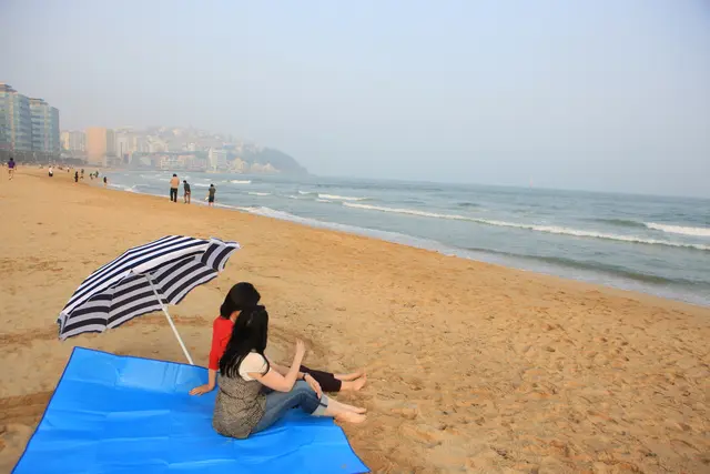 해운대해수욕장 사진